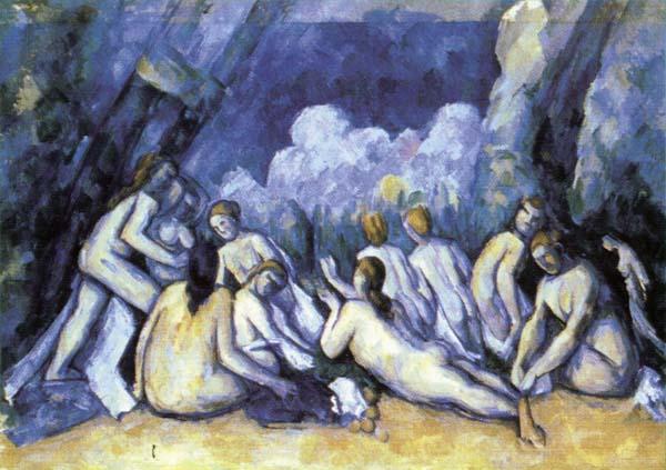 Paul Cezanne Les Grandes Baigneuses